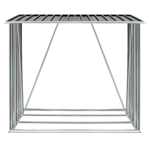 Capannone da Giardino in Acciaio Zincato 163x83x154cm Antracite 47091