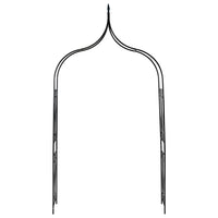Arco da Giardino Verde Scuro 142x37x275 cm in Ferro 47094