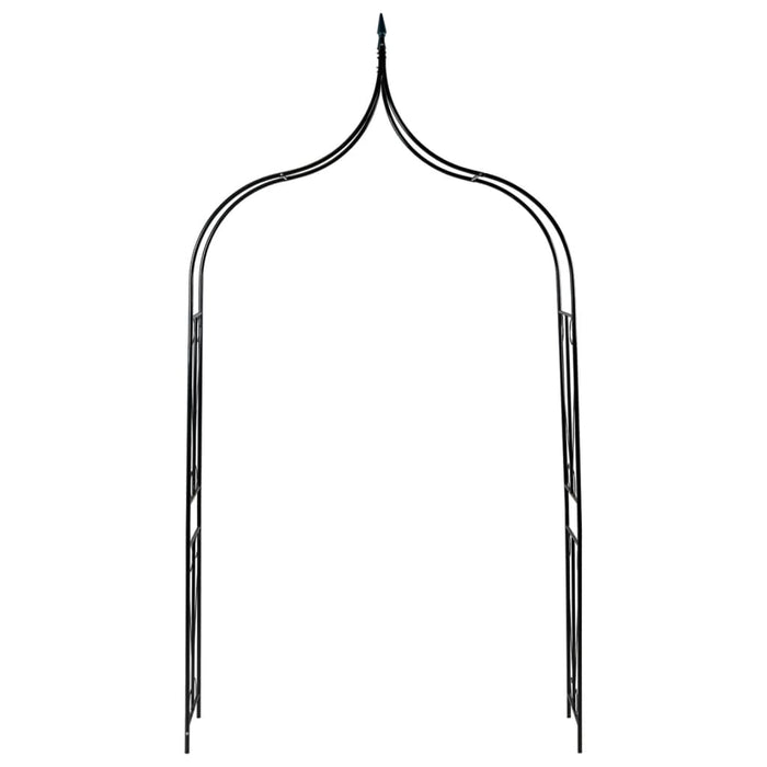 Arco da Giardino Verde Scuro 120x38x258 cm in Ferro cod mxl 72974