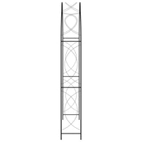 Arco da Giardino Nero 150x34x240 cm in Ferro 47095