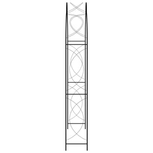 Arco da Giardino Nero 150x34x240 cm in Ferro 47095