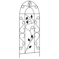 Supporti da Giardino per Piante 3 pz Neri 40x100 cm in Ferro  cod mxl 130944