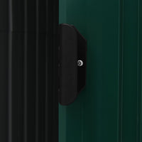 Capanno da Giardino con Scaffali Verde 205x130x183 cm in Ferro cod mxl 63954