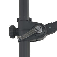 Ombrellone a Sbalzo con Palo in Acciaio 300 cm Nero da giardino cod mxl 29600