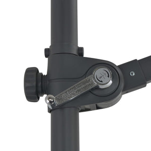 Ombrellone a Sbalzo con Palo in Acciaio 300 cm Nero da giardino cod mxl 29600