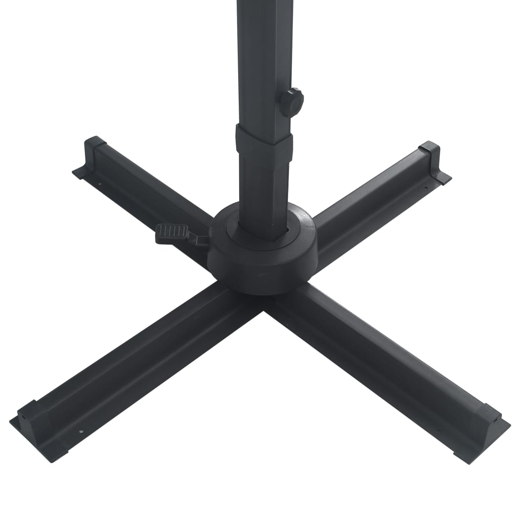 Ombrellone decentrato con luci LED in alluminio 400 x 300 cm tortora 02_0008452