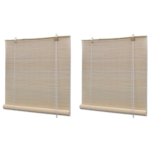 Tende Oscuranti in BambÃ¹ Naturale 2 pz 120 x 160 cm cod mxl 51203