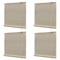 Tende Oscuranti in BambÃ¹ Naturale 4 pz 120 x 160 cm cod mxl 51159