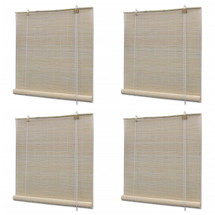 Tende Oscuranti in BambÃ¹ Naturale 4 pz 120 x 160 cm cod mxl 51159
