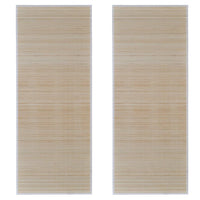 Tappeti Rettangolari in BambÃ¹ Naturale 2 pz 120x180 cm cod mxl 72880