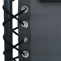 Sdraio Pieghevole Grigio in Textilene