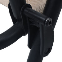 Sedie da Giardino Pieghevoli 2 pz in Textilene Grigio Talpa 47925