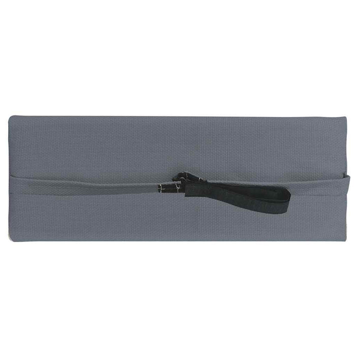 Poggiatesta per Sdraio Grigio 40x7,5x15 cm in Textilene 47931