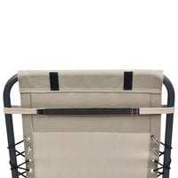 Poggiatesta per Sdraio Crema 40x7,5x15 cm in Textilene 47933