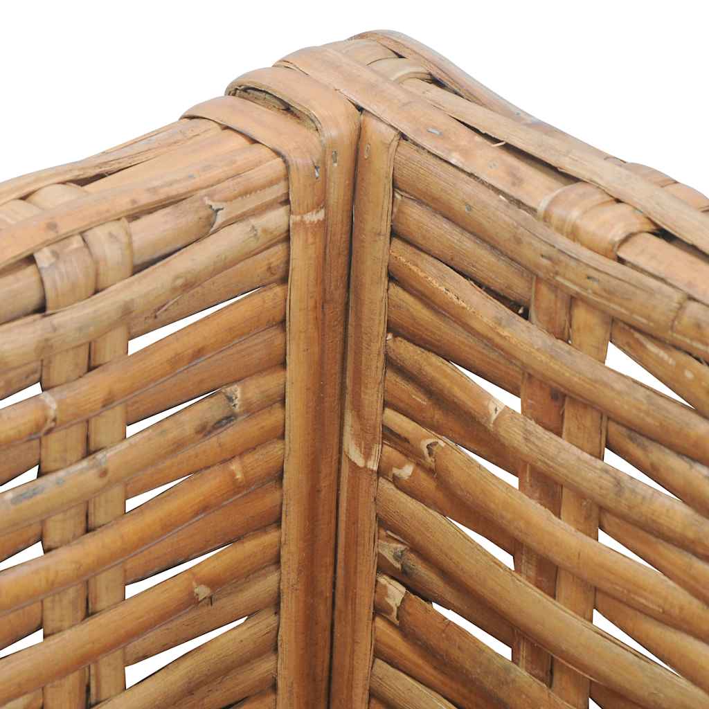 Divano Angolare con Cuscini in Rattan Naturale cod mxl 73188