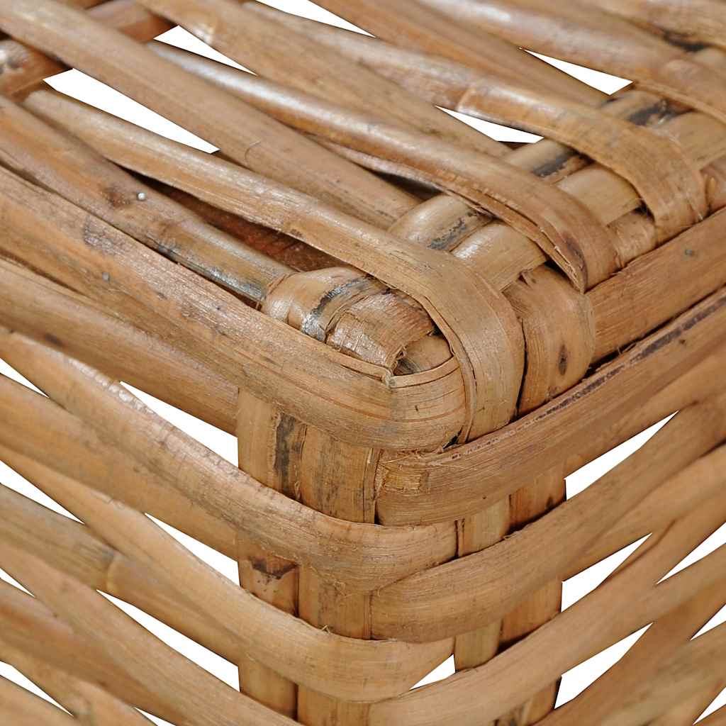 Divano Senza Braccioli con Cuscini Rattan Naturale cod mxl 72594