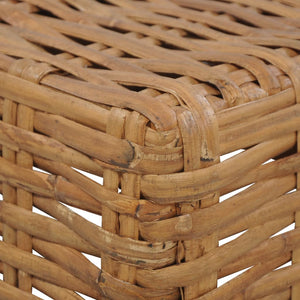 Tavolino da Salotto 47x47x28 cm in Rattan Naturale 286282