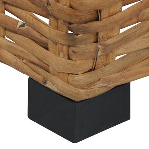 Tavolino da Salotto 47x47x28 cm in Rattan Naturale 286282