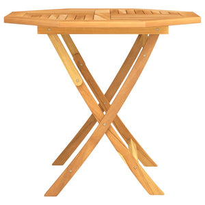 Tavolo da Giardino Pieghevole 85x85x76cm Legno Massello di Teak 47418