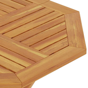 Tavolo da Giardino Pieghevole 85x85x76cm Legno Massello di Teak 47418