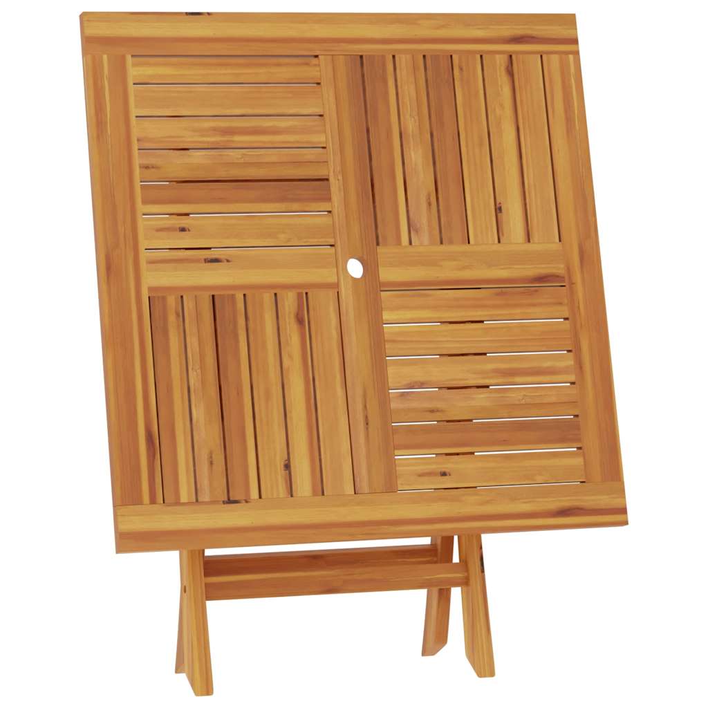 Tavolo da Giardino Pieghevole 85x85x76cm Legno Massello di Teak cod mxl 34511