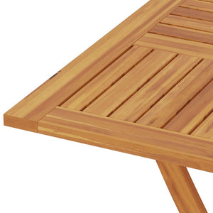 Tavolo da Giardino Pieghevole 85x85x76cm Legno Massello di Teak cod mxl 34511