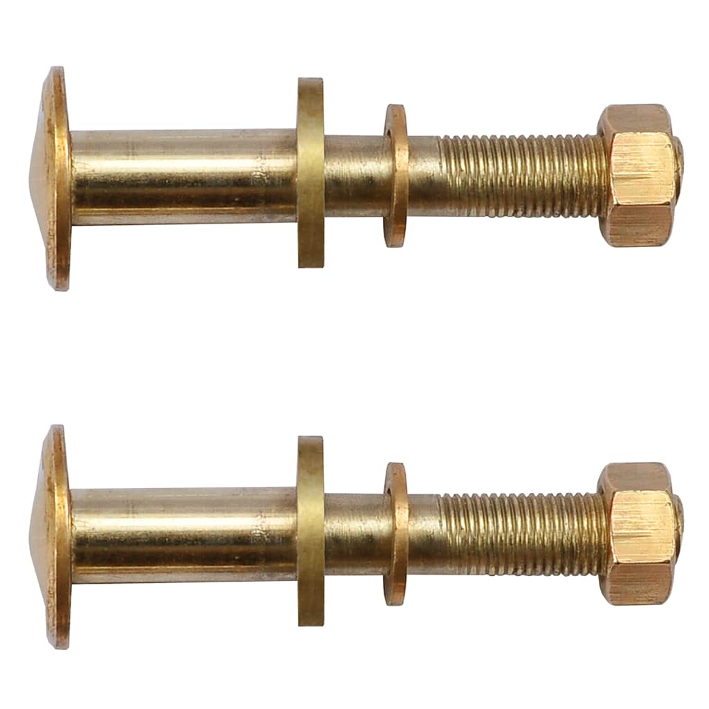 Rotelle di Ricambio per Lettini Prendisole 2pz Massello di Teak 48016