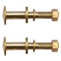 Rotelle di Ricambio per Lettini Prendisole 2pz Massello di Teak 48016