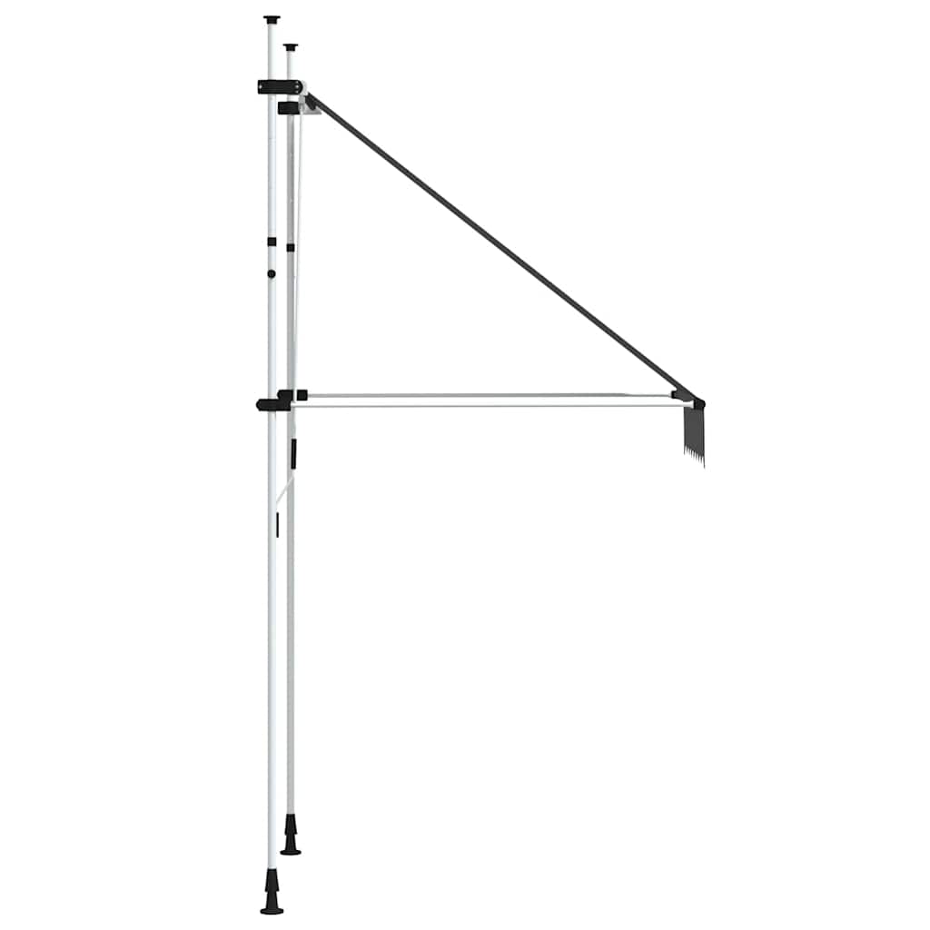 Tenda da Sole Retrattile Manuale 100 cm Antracite cod mxl 16256