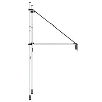 Tenda da Sole Retrattile Manuale 100 cm Antracite cod mxl 16256