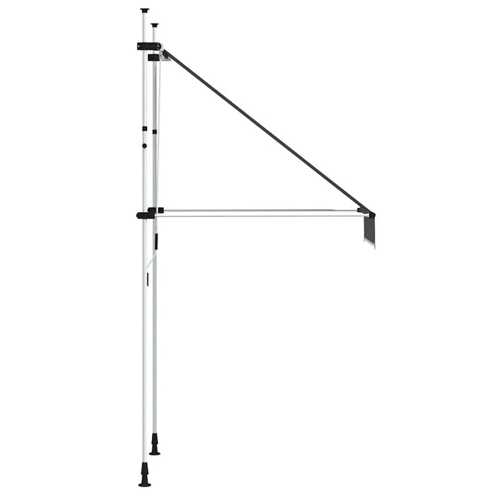 Tenda da Sole Retrattile Manuale 100 cm Antracite 145832