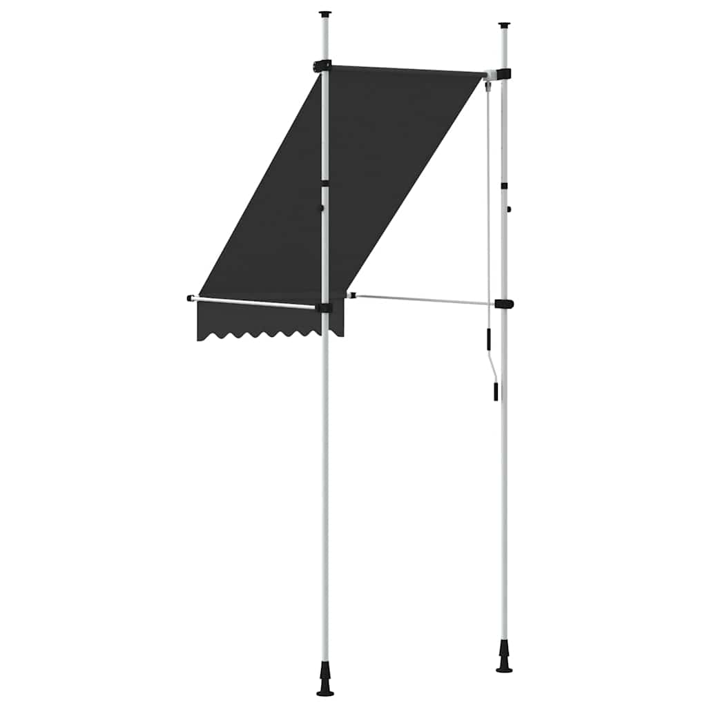 Tenda da Sole Retrattile Manuale 100 cm Antracite cod mxl 16256