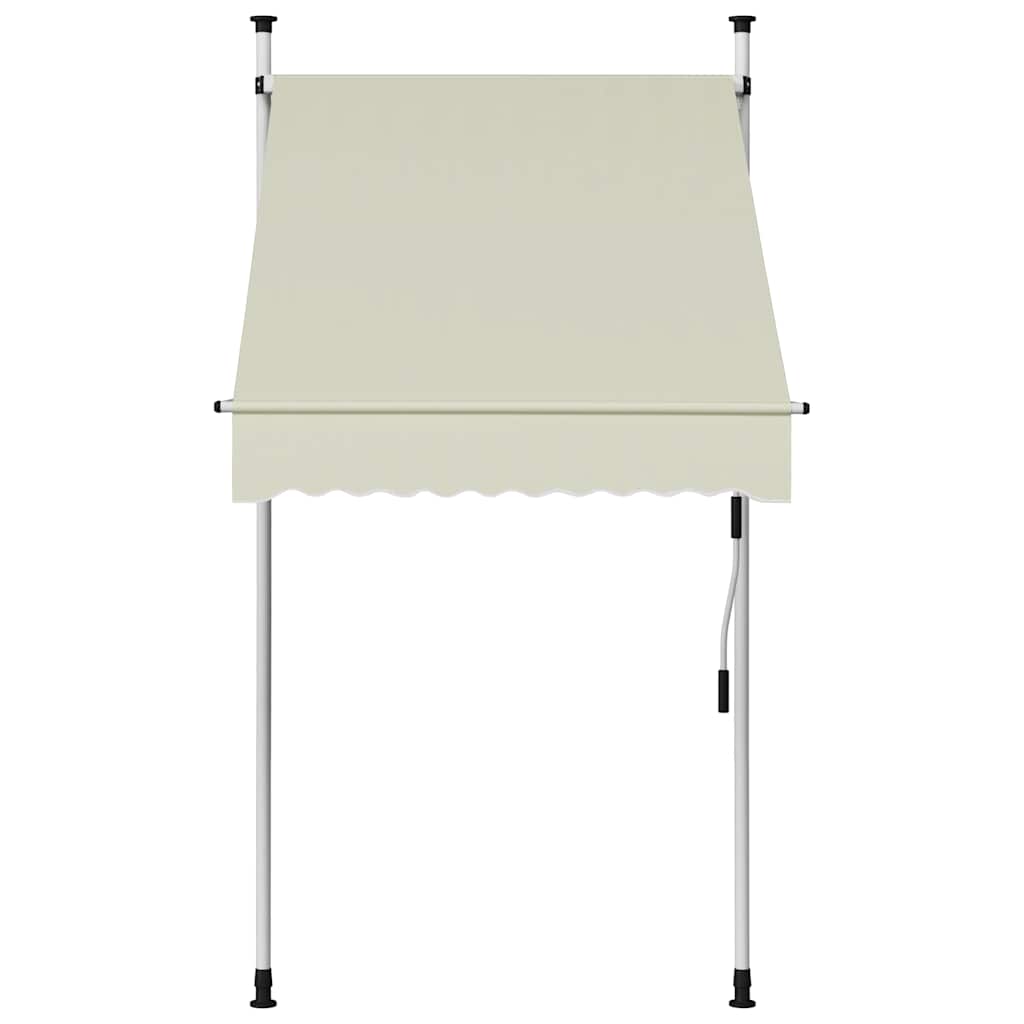 Tenda da Sole Retrattile Manuale 100 cm Crema 145833