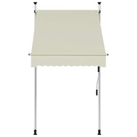 Tenda da Sole Retrattile Manuale 100 cm Crema 145833