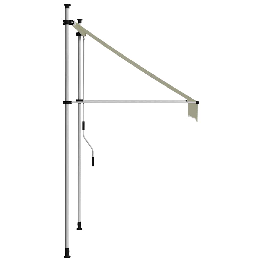 Tenda da Sole Retrattile Manuale 100 cm Crema 145833