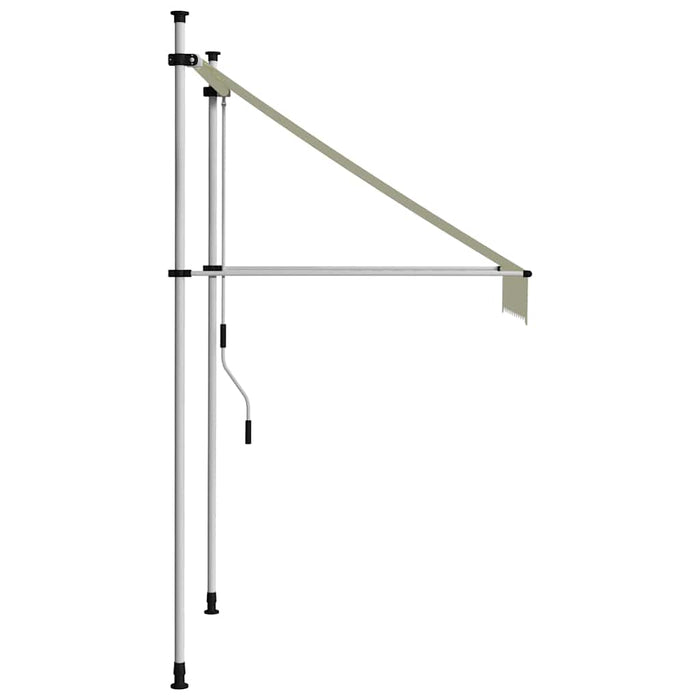 Tenda da Sole Retrattile Manuale 100 cm Crema 145833