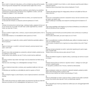 Tenda da Sole Retrattile Manuale 300 cm Arancione e Marrone 145838