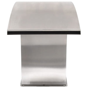 Fontana per Piscina con LED in Acciaio Inox 30x60x45 cm