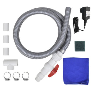 Fontana per Piscina con LED in Acciaio Inox 30x60x45 cm