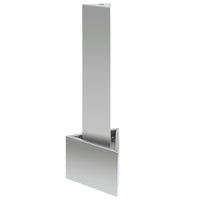 Fontana da Giardino Argento 37,7x32,6x110 cm in Acciaio Inox cod mxl 58338