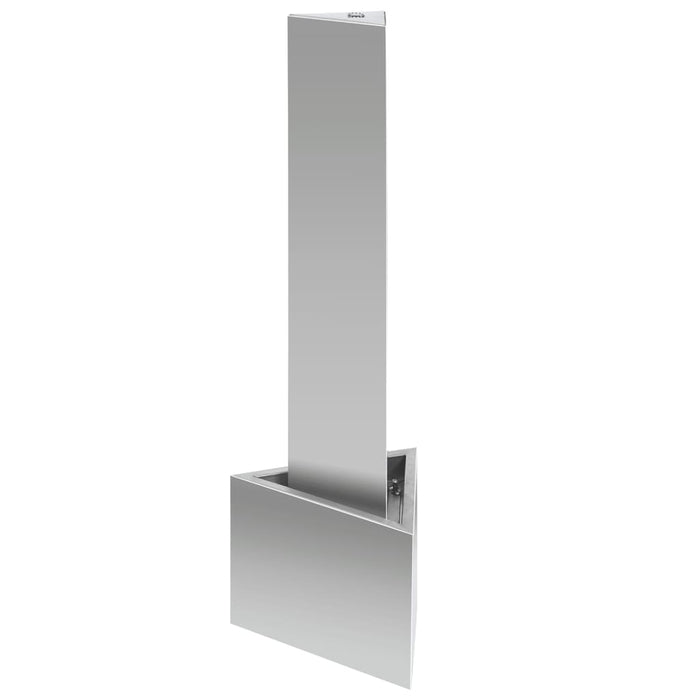 Fontana da Giardino Argento 37,7x32,6x110 cm in Acciaio Inox cod mxl 58338