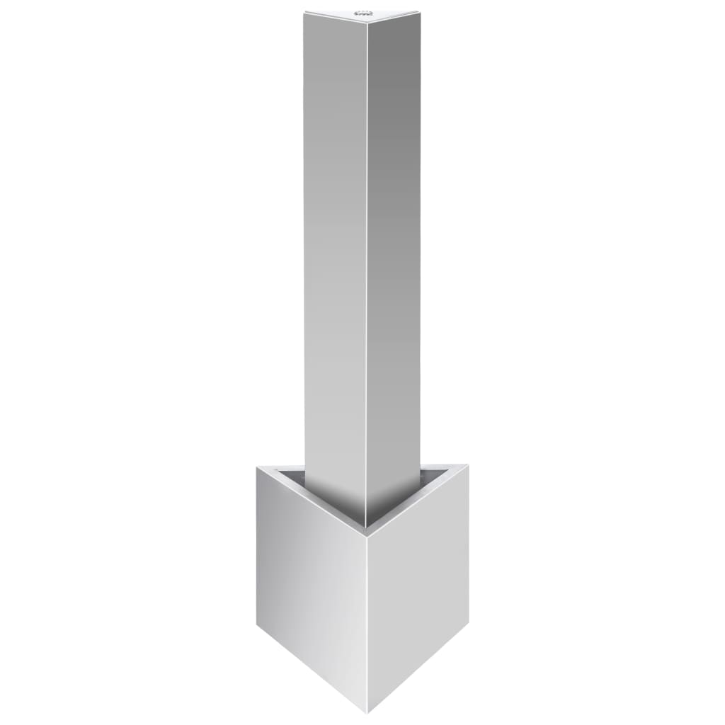 Fontana da Giardino Argento 37,7x32,6x110 cm in Acciaio Inox cod mxl 58338