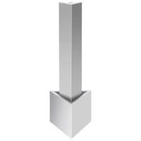 Fontana da Giardino Argento 37,7x32,6x110 cm in Acciaio Inox cod mxl 58338