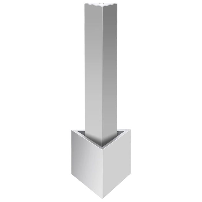 Fontana da Giardino Argento 37,7x32,6x110 cm in Acciaio Inox cod mxl 58338