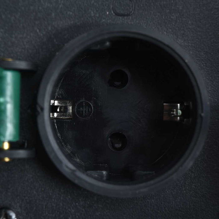 Presa da Esterno 4 Spine Resistente all'Acqua Poliresina Grigia 48541