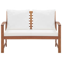 Set Divani da Giardino 4 pz con Cuscini in Massello di Acacia 47283