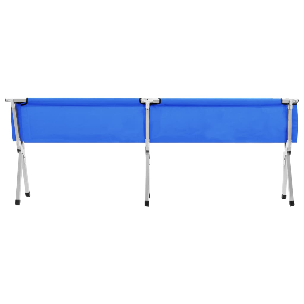 vidaXL Letto da Campeggio 210x80x48 cm XXL Blu
