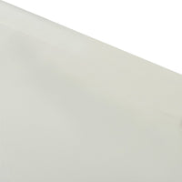 Lettino da Esterno con Baldacchino Bianco Crema 48071