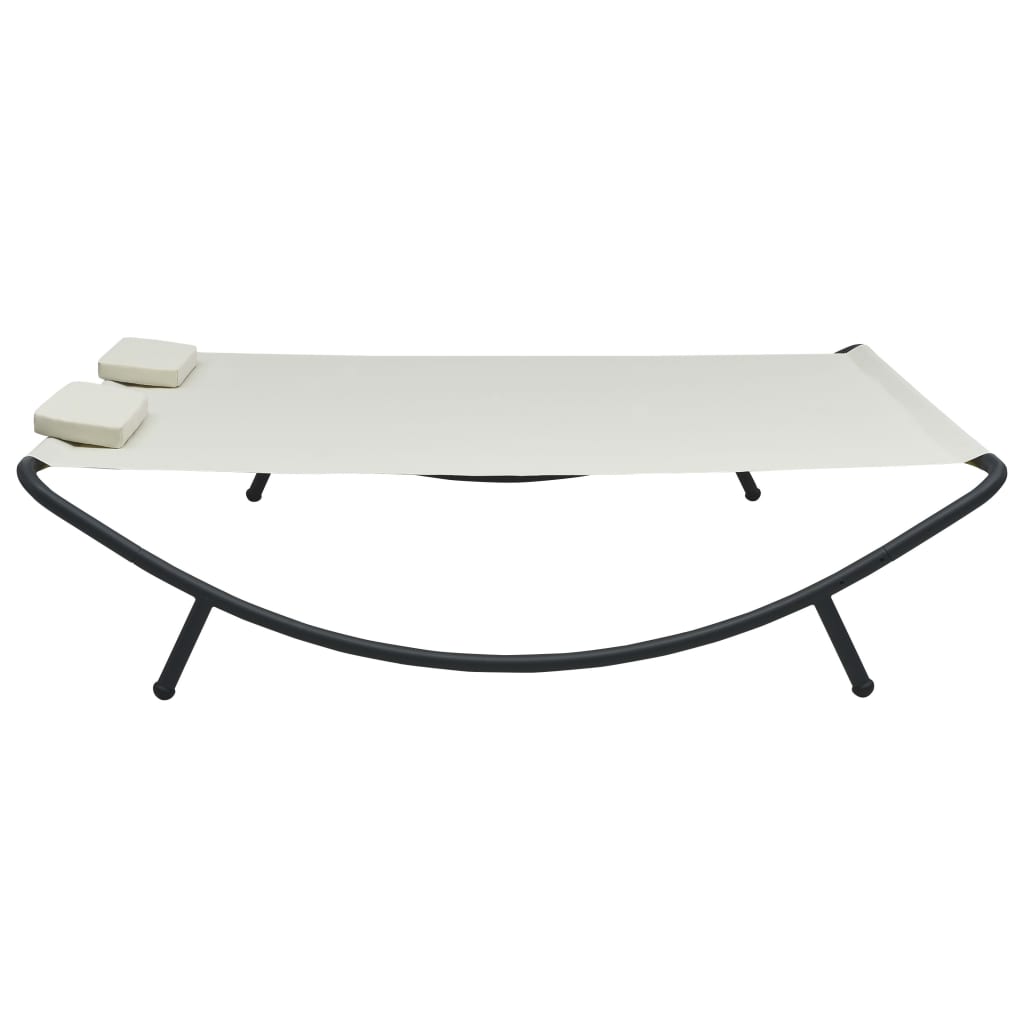 Lettino Prendisole in Tessuto Crema cod mxl 65361