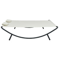 Lettino Prendisole in Tessuto Crema cod mxl 65361